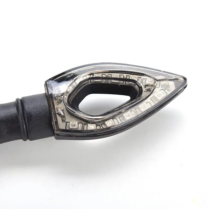 1 шт. светодиодный сигнал поворота для мотоцикла светильник Янтарный лезвие