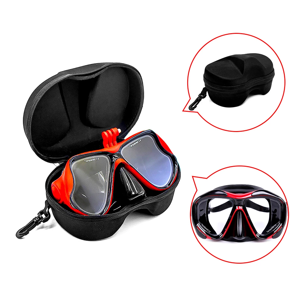 Go Pro аксессуары маска для дайвинга подводная стеклянная плавания GoPro Hero7 6 5 4 3 SJCAM