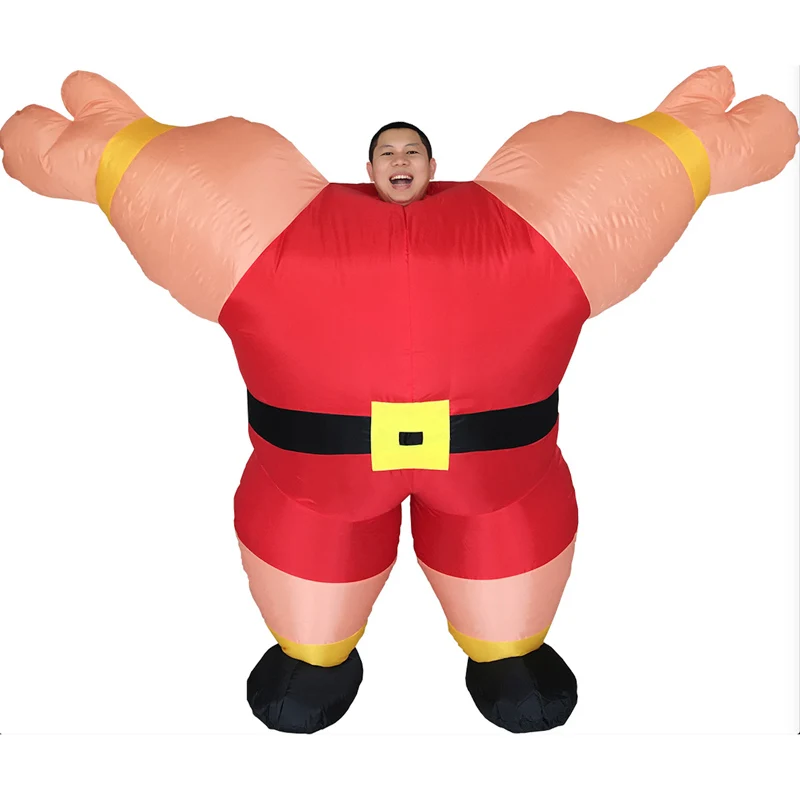 Mr фитнес Хэллоуин надувной костюм Геркулес для вечеринки косплей мужчин