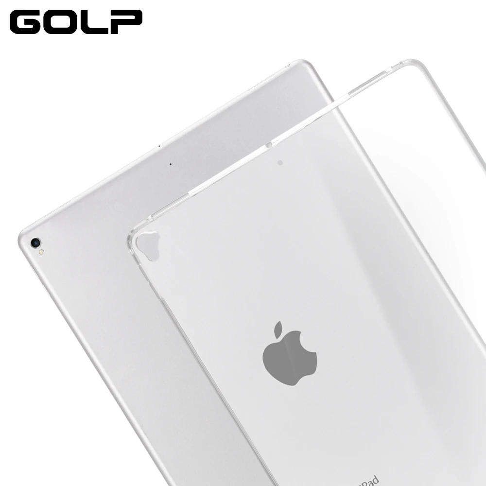 Чехол GOLP для ipad pro 12 9 2017 мягкий чехол из ТПУ дюймов прозрачная защитная задняя