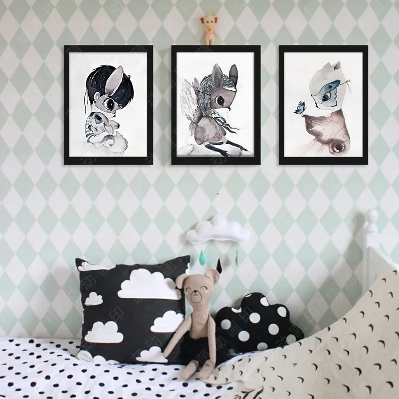 Домашний декор Скандинавская Картина на холсте искусство стены &quotсделай сам&quot