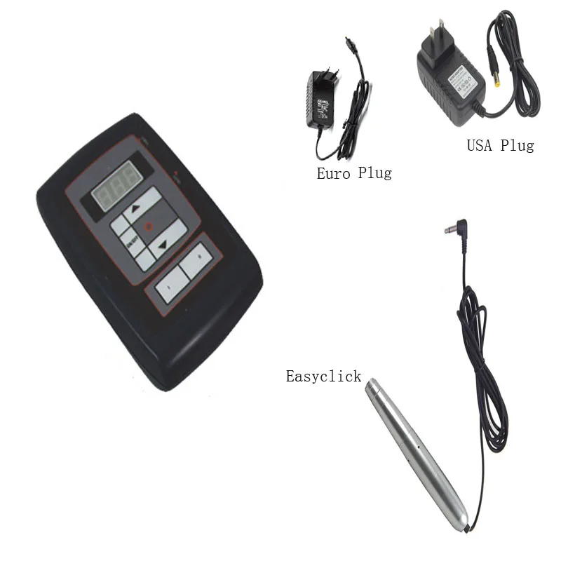 Розовая Золотая Серебряная дермографическая швейцарская моторная ручка