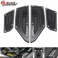 motorcycle aluminum footboard steps motorbike foot for yamaha tmax530 2012 2016 footrest pegs plate pads