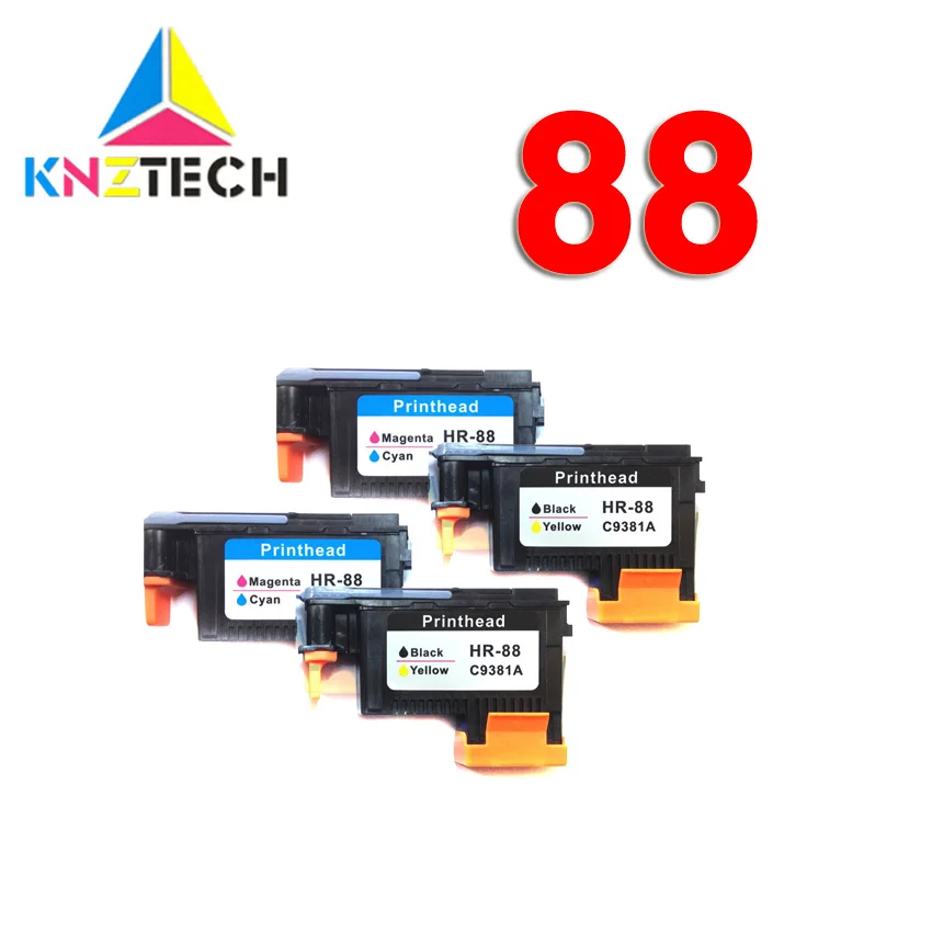 

4pcs 88 printhead replacement for hp88 print head K8500 K5300 K5400 L7380 L7580 L7590