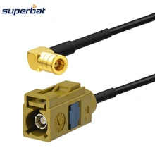 Кабель удлинитель для антенны GPS Superbat Fakra K Jack на SMB Female коннектор