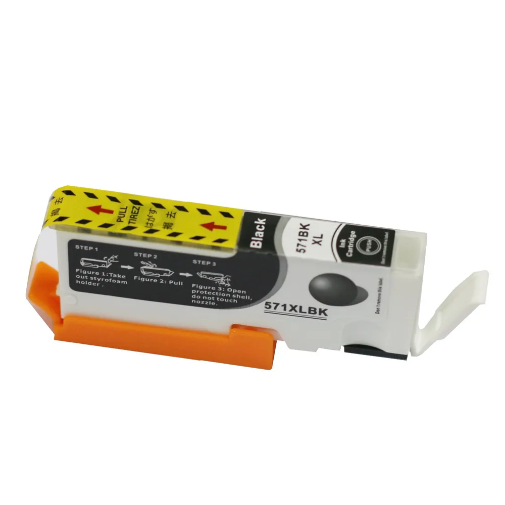 6 шт. PGI570XL CLI571XL совместимые картриджи для Canon Pixma MG6851 TS6050 TS5051 TS5053 TS7750 TS9050 TS8050