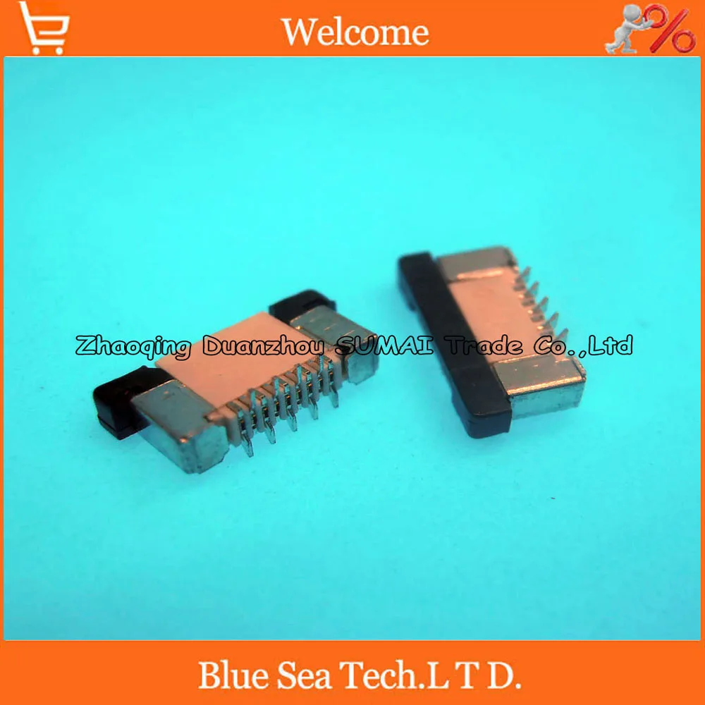 Erect SMD Тип штифт FPC/FFC 9 Pin 0 5 мм разъем кабеля для ЖК экрана DVD/GPS/MP3/PDA/телефона и т. Д.