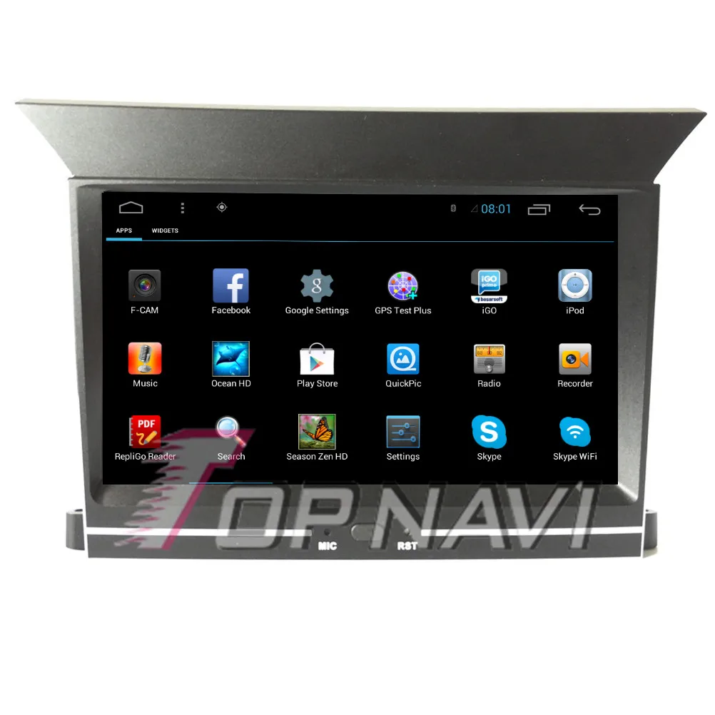 Topnavi 7 &quotчетырехъядерный Android 6 0 Автомобильный GPS навигатор для Pilot 2009 2010 2011 2012