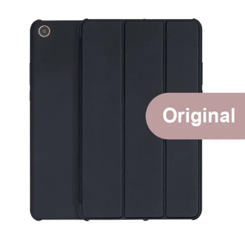 Черный Xiaomi mi Pad 4 Чехол Smart Wake черный/серый чехол Smart Flip Protecter PC сумка+ PU материал для Xiao mi Pad 4 - Цвет: Черный