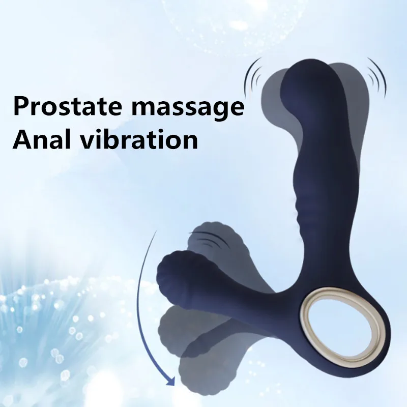 Силиконовый 10 скоростной массажер простаты для мужчин гей анальные секс-игрушки
