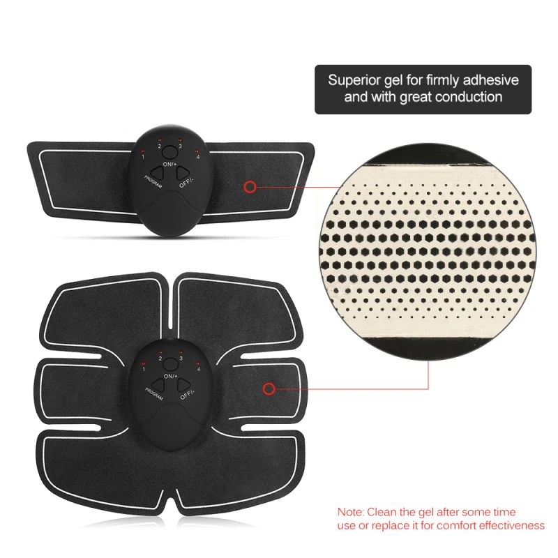 EMS беспроводной стимулятор мышц Тренажер умный фитнес тренировка брюшной