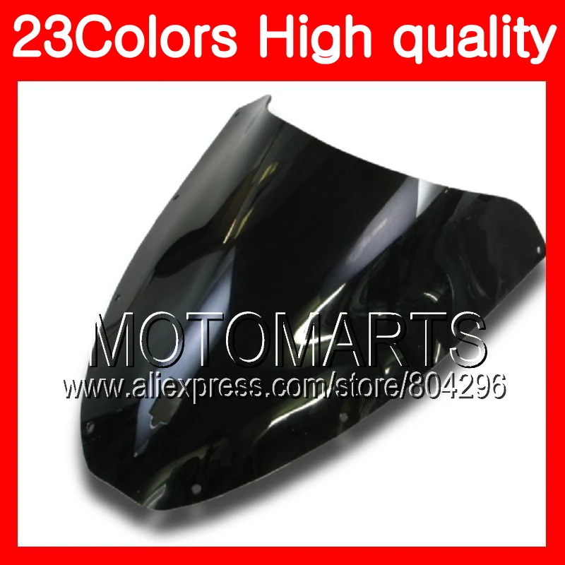 

23Colors Windscreen For DUCATI 749 999 749S 999S 05 06 749-999 749 S 06 749R 999R 2005 2006 Chrome Black Clear Smoke Windshield