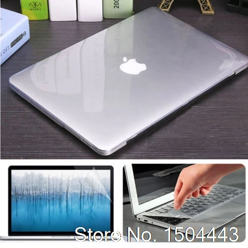 3 в 1 прозрачный/Матовый Жесткий чехол для MacBook Pro 13 A1706 15 A1707 с сенсорной панелью и