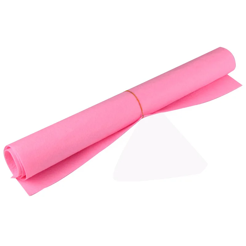Pink 50x40 см большой 1 шт. Нетканая фетровая Полиэстеровая ткань, войлочная ткань, принадлежности для детского сада для шитья кукол, аксессуары для рукоделия - Цвет: Pink