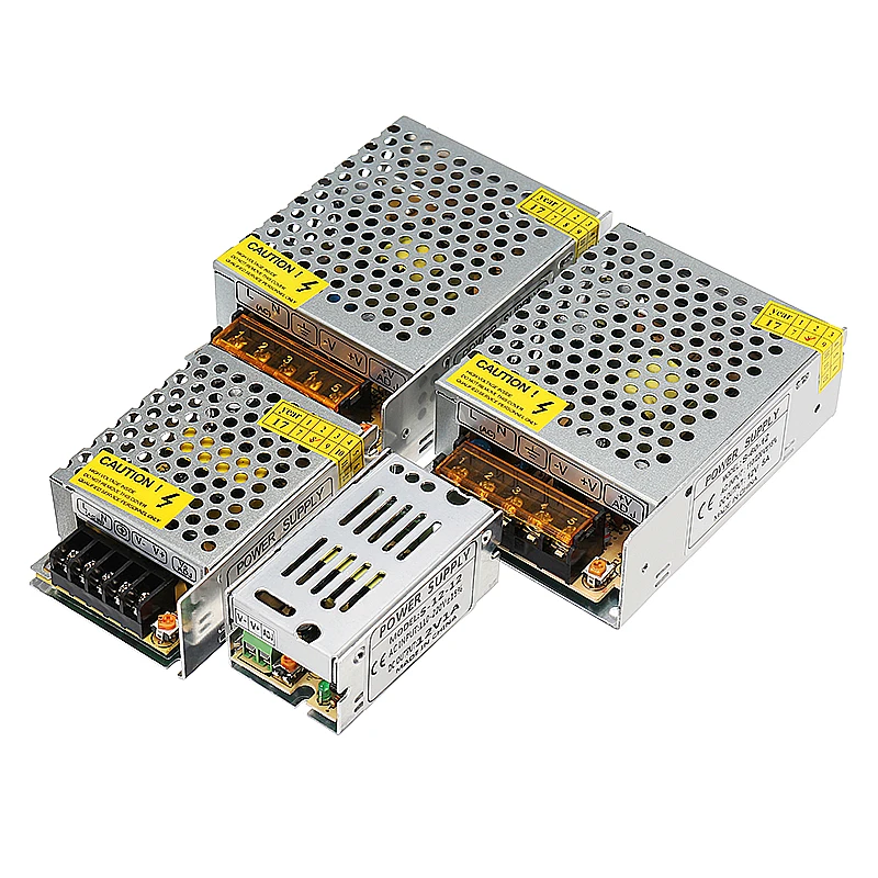 AC 110V-220V к DC 12V 1A 2A 3.2A 5A переключатель питания Драйвер для светодиодных лент