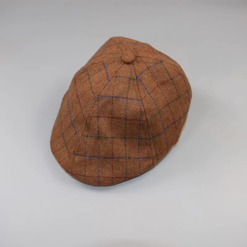 Toddler Baby Beret Hat for Kids Boys Girls Infant Winter Plaid Ivy Flat Cap Flatcap | Детская одежда и обувь