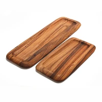 wood bread fruit dishes saucer tea tray pan plate dessert dinner plates rectangle wooden dishes