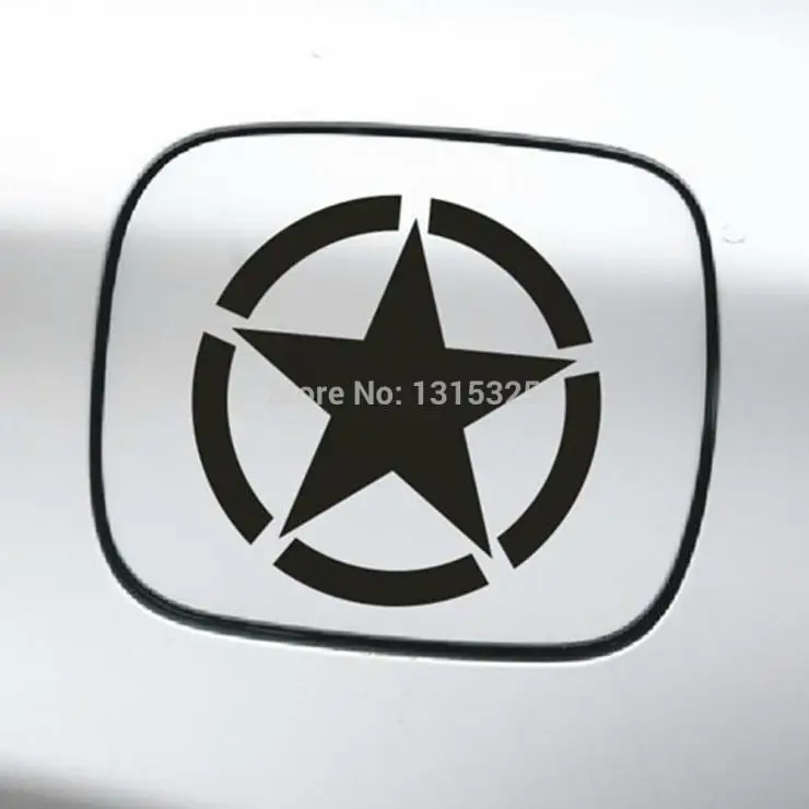 Наклейка в виде звезды армии США НАКЛЕЙКА НА ВЕСЬ кузов автомобиля для JEEP Toyota Ford