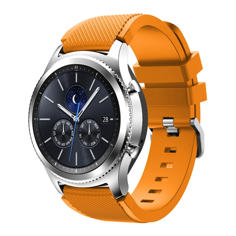 Ремешок Gear S3 Classic / Frontier Band мягкий силиконовый сменный Браслет для спортивных