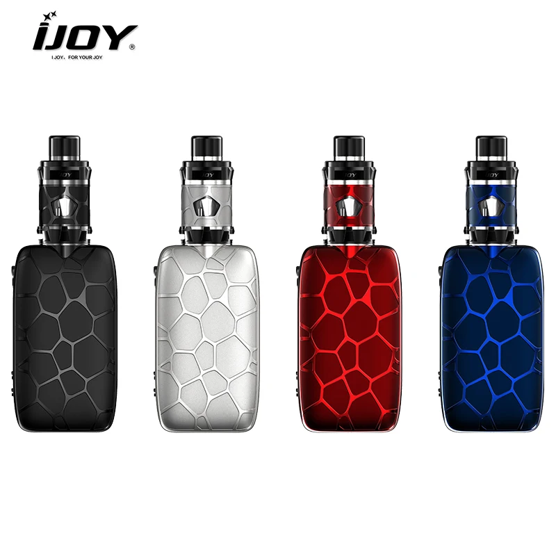 Оригинальный набор IJOY Mystique 162 Вт TC Box MOD Vape с 35 мл Subohm Tank электронная сигарета Kit