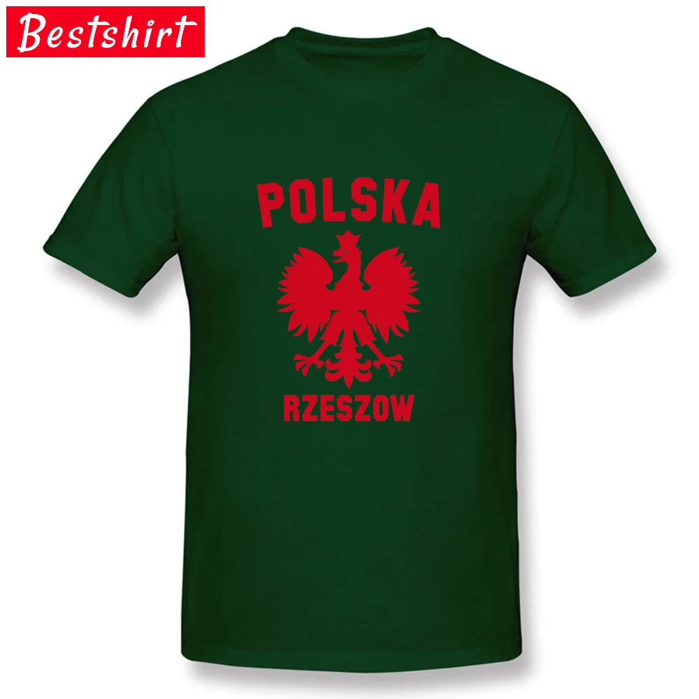 Футболка с красным логотипом polска RZESZOW футболка принтом 100% хлопок одежда