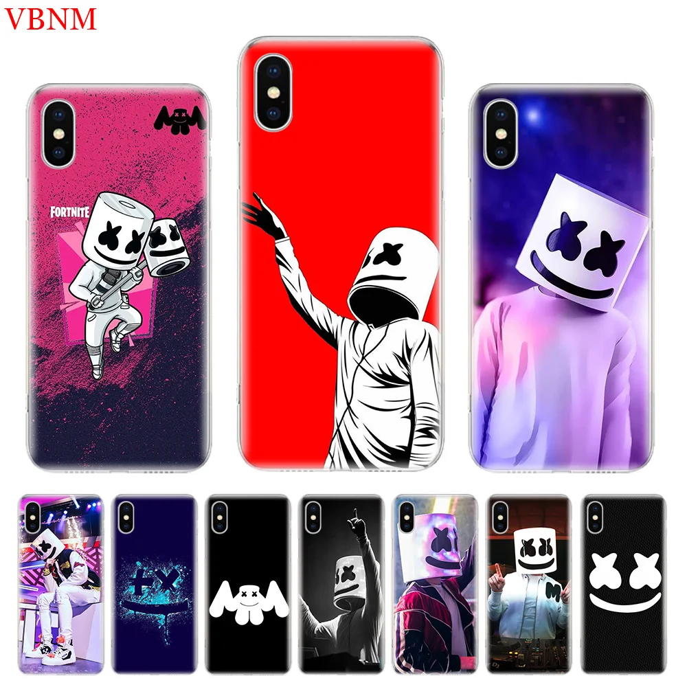 Чехол для телефона Marshmello Doctom DJ Alone чехол iPhone 6 S 7 8 Plus X 10 XS MAX XR 5 5S SE Подарочный на