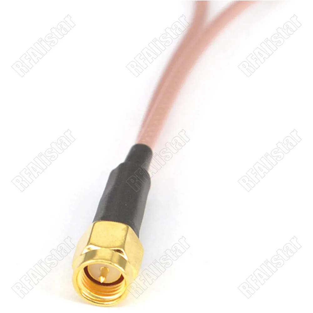 Сплиттер Сумматор SMA Male 2x Female Jack RF Тип Y удлинитель 10 шт. 15 см/30 см/50 см|Соединители| |