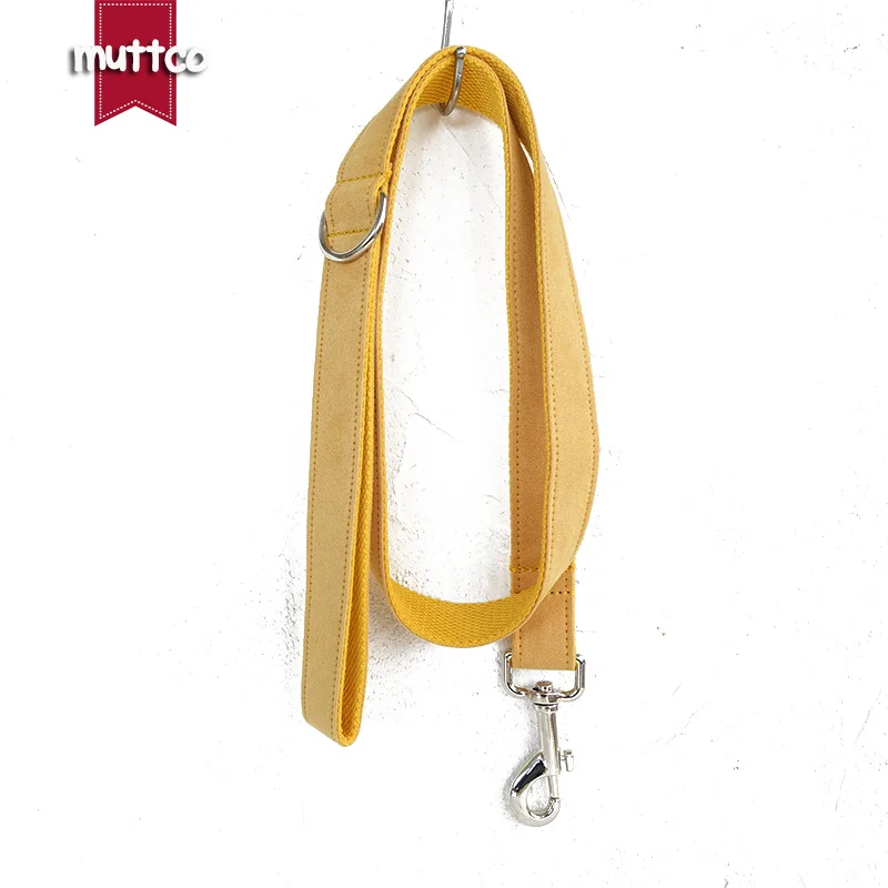 

Поводок для дрессировки собак MUTTCO, Желтый Гибкий, регулируемый, UDL077