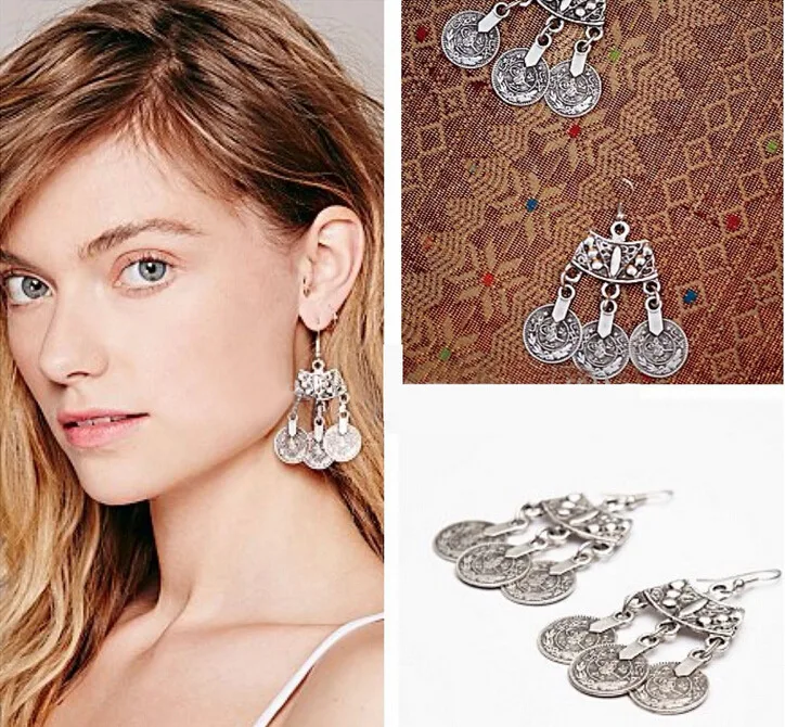 Европейская и американская торговля ретро панковские рандомные серебряные