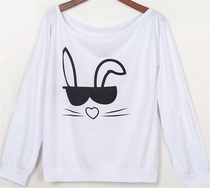 C0246 white Новые Семейные комплекты, топ с принтом кроликов, Семейные футболки, одежда для мамы и дочки, одинаковые комплекты для мамы и сына, C0246 - Цвет: C0246 white