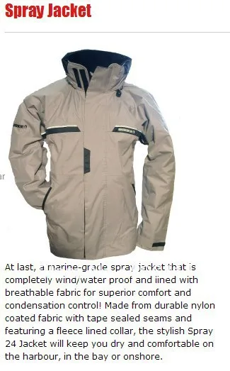 Куртка для морской рыбалки водонепроницаемая куртка ветрозащитная размер L