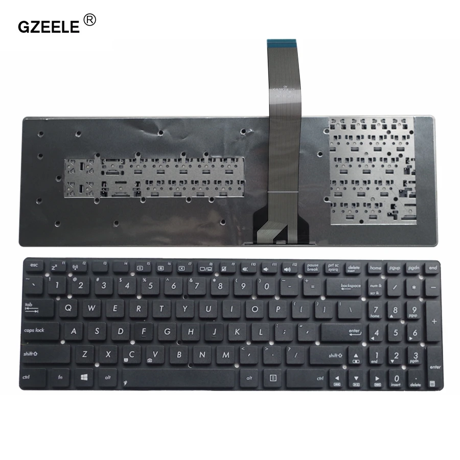 GZEELE New US Layout Keyboard for ASUS R500 R500V R500A R500VD R500VJ Laptop / Notebook Non- Frame replace keyboard | Компьютеры и