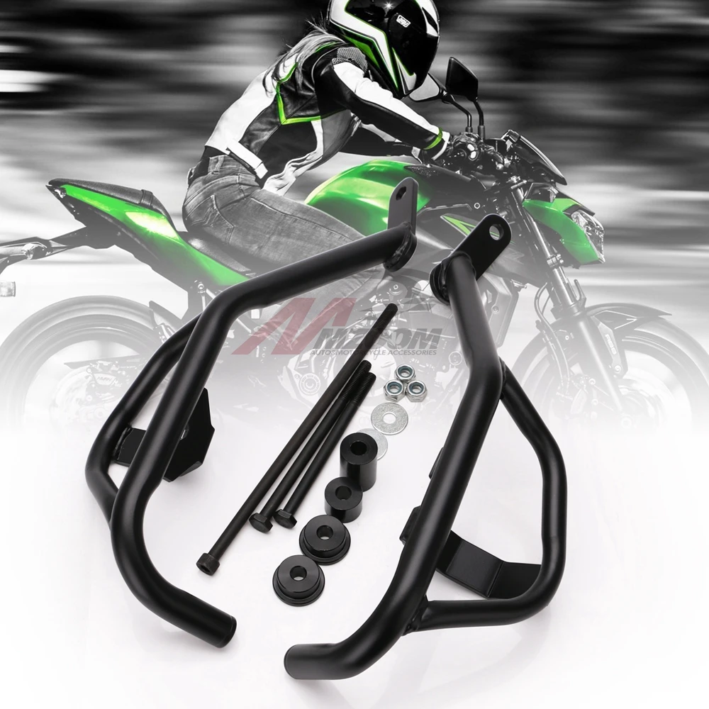 Черная защитная рама для мотоцикла Z650 Ninja650 2017 2018|Накладки и декоративные