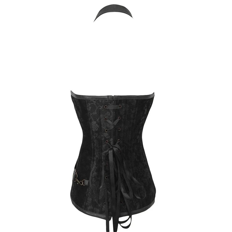 Корсет женский из искусственной кожи на молнии батальных размеров 6XL|corset vest|corset