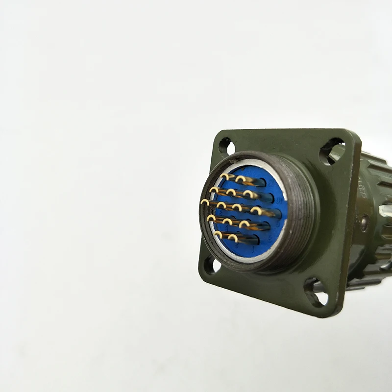 Y2M 14TK 21 мм Диаметр винта 14 штырьков витой ArmyGreen круглый разъем Бесплатная