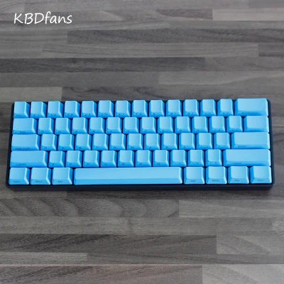 Боковая печать 60 OEM профиль толстые pbt брелки смешанные цвета для mx Переключатель механическая клавиатура GH60 покер 61 - Цвет: KIT6