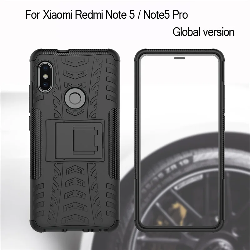 Thouport For Xiaomi Redmi Note5 Case ShockProof Hard Cases Silicone PC Cover Note 5 Pro Global Version Hybrid |