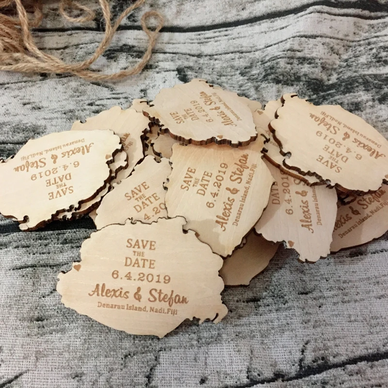 Карта страны сохранить дату магнит пользовательская гравировка дерево