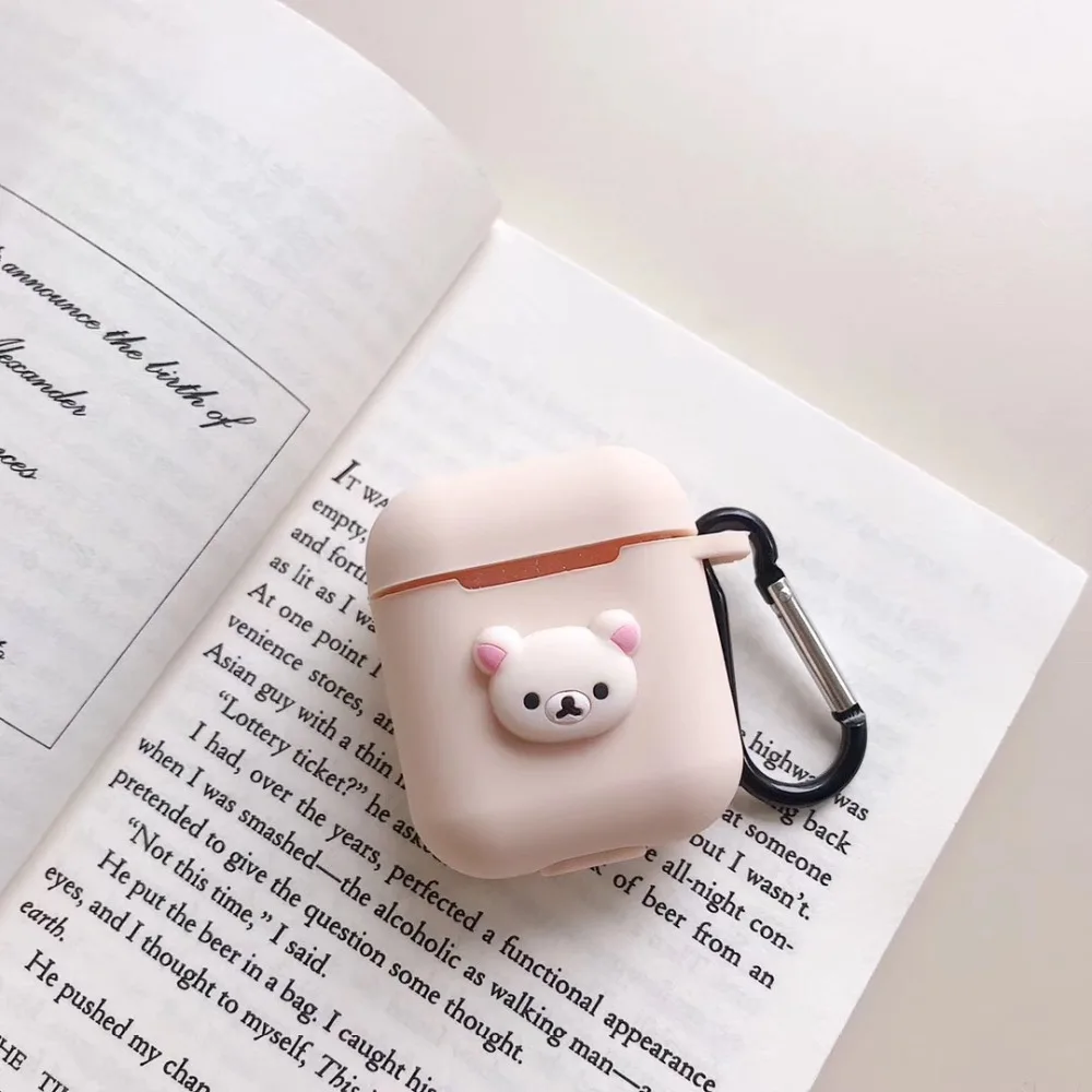 Мягкий силиконовый чехол из ТПУ с Bluetooth для беспроводных наушников AirPods зарядный