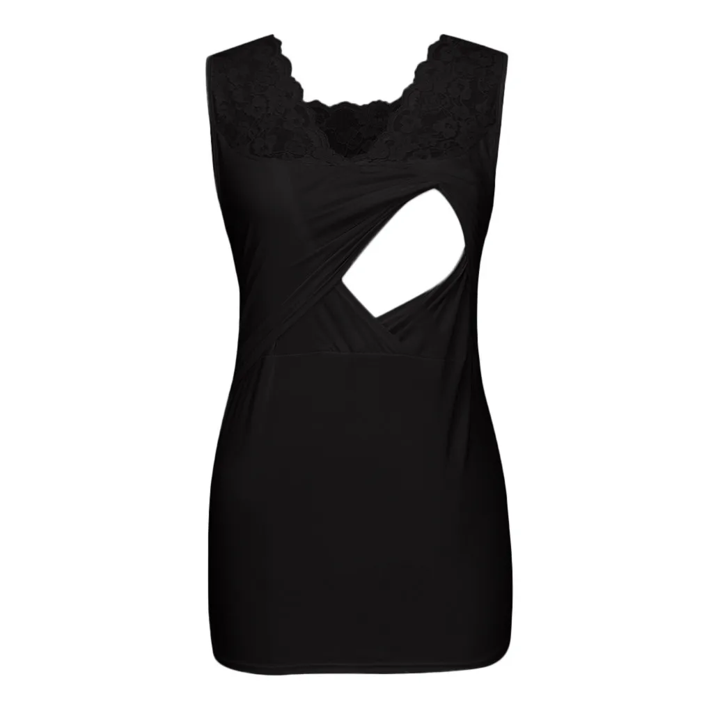 Maternity Summer Sexy Women Fashion Tops Women's Nursing Sleeveles s Leaves Print Tops Breastfeeding T-Shirt Blouse Clothes