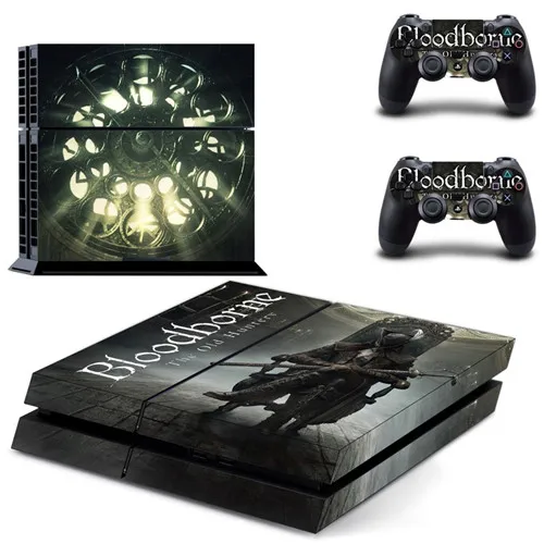 Игра Bloodborne PS4 кожи наклейка для sony playstation 4 консоли и 2 контроллеров PS4 кожи Стикеры винил - Цвет: GYTM0248