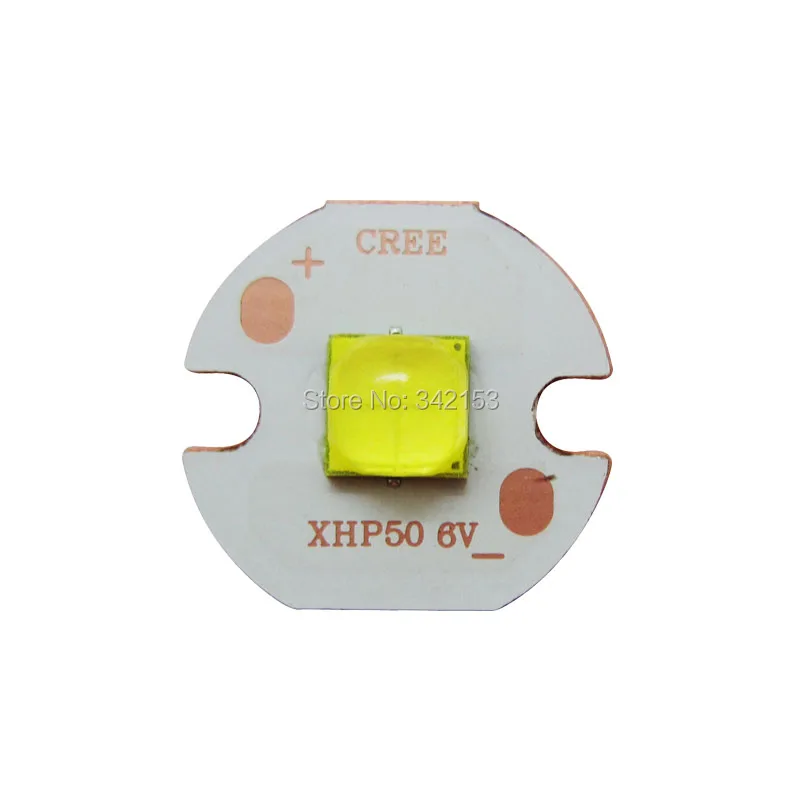 Оригинальный 18 Вт 6 в 6000 мА Cree XHP50.2 XHP-50 2 светодиодный эмиттер лампа светящиеся