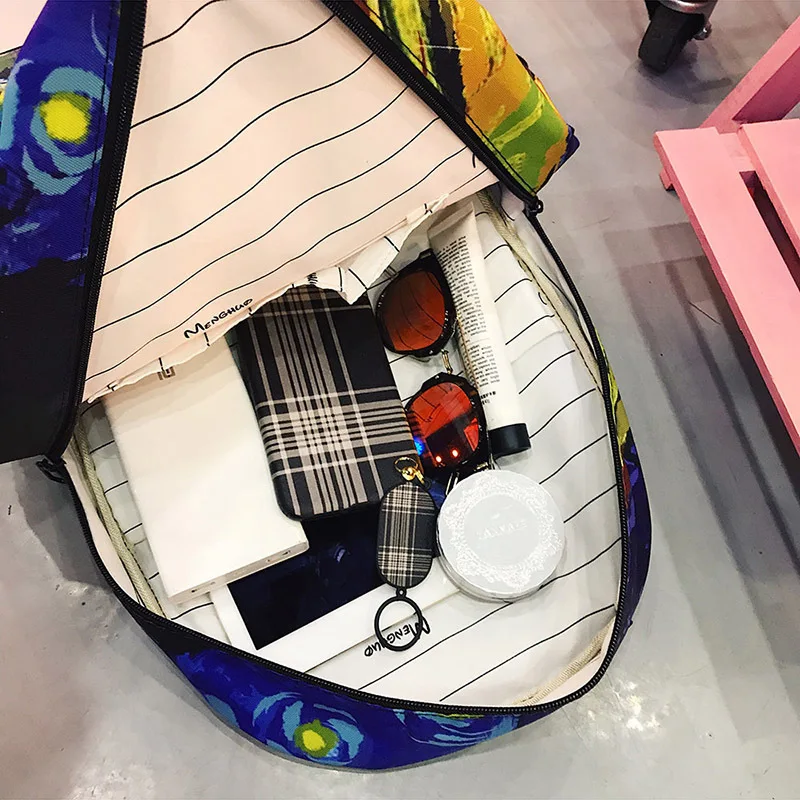 Новинка 2018 школьная сумка с принтом в виде ветра мультяшный милый ГОГО Мужская