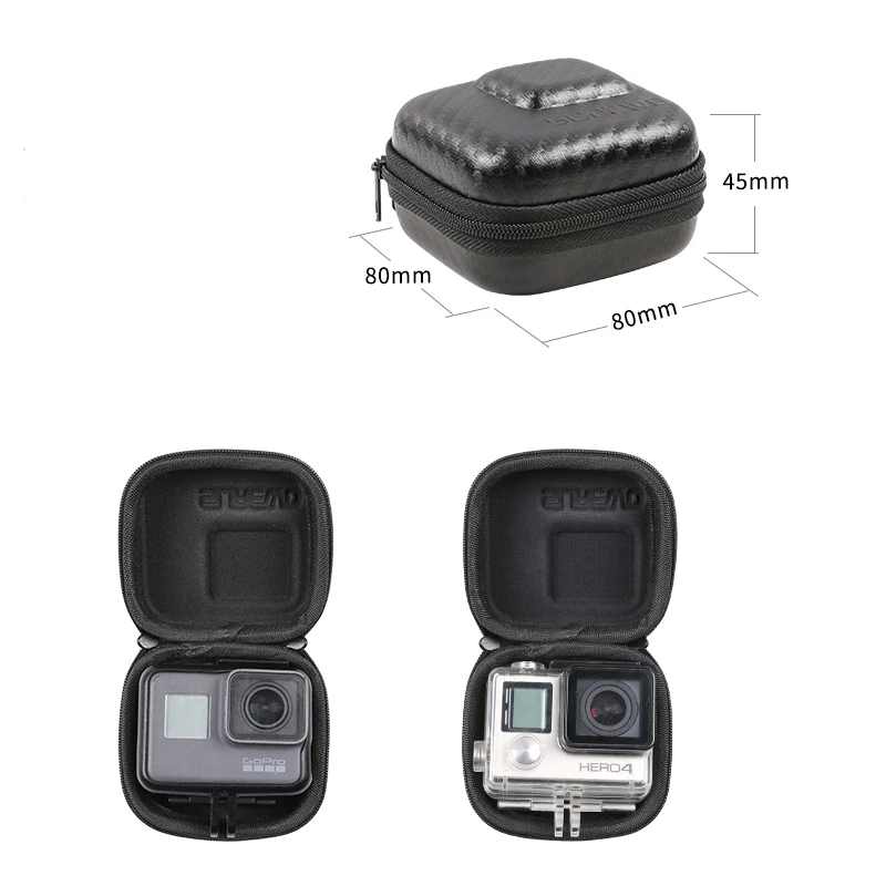 Mini Portable Storage Bag Waterproof Protective Carrying Box with metal buckle For Gopro Hero 4 5 6 7 Action Camera Accessories|Чехлы для