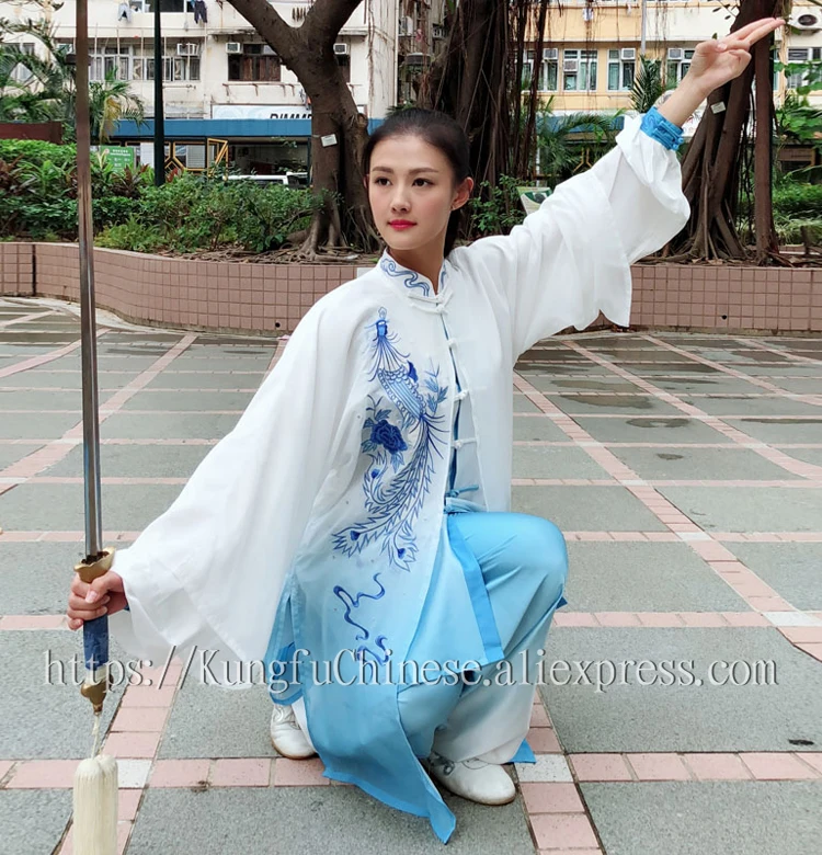 Распродажа китайская одежда Tai chi женский костюм для представлений кунг фу женщин