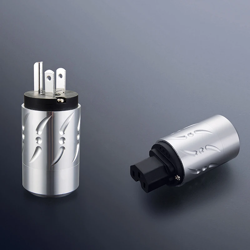 

Viborg Female Plug Pure Copper Rhodium Plated US Power Connector