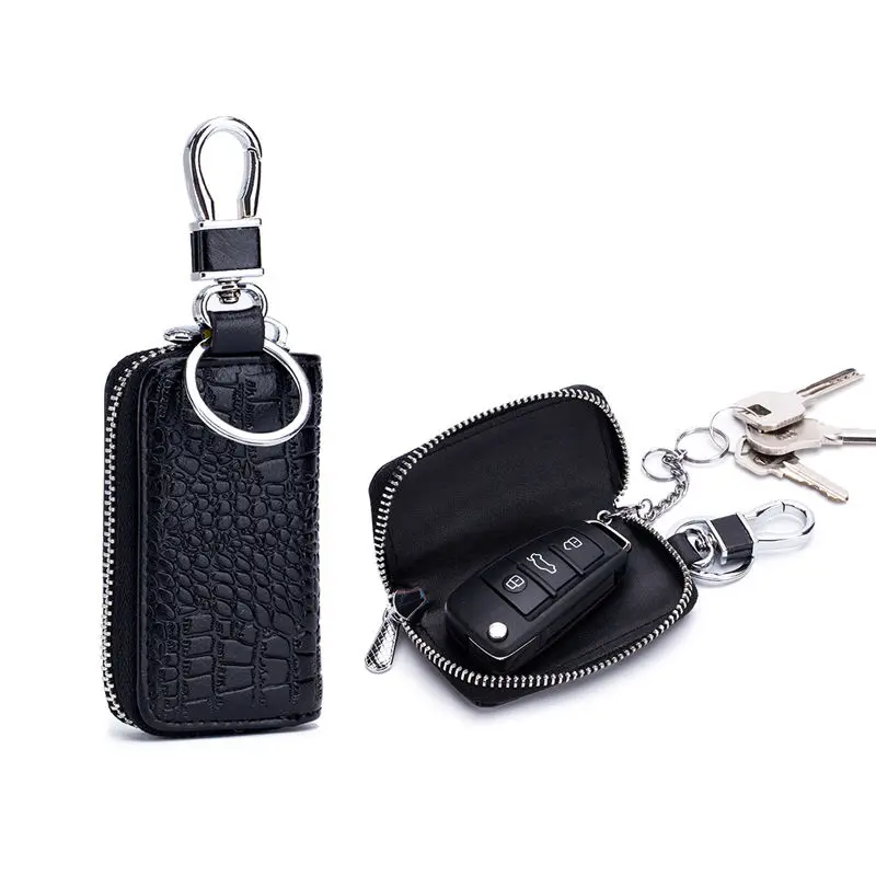 Чехол для ключей из натуральной коровьей кожи мужчин и женщин маленький деловой