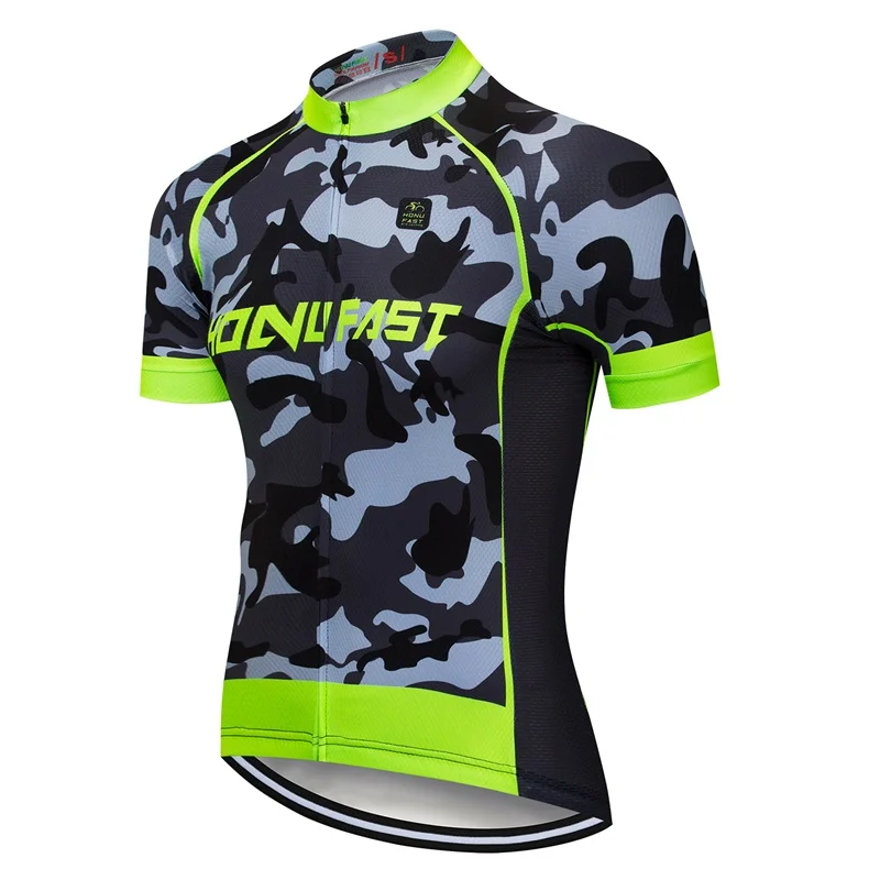 jersey only Камуфляжная одежда для велоспорта мужская летняя велосипедная одежда для трекинга велосипедная одежда/короткий рукав Велоспорт Джерси наборы Ropa Ciclismo maillot - Цвет: jersey only