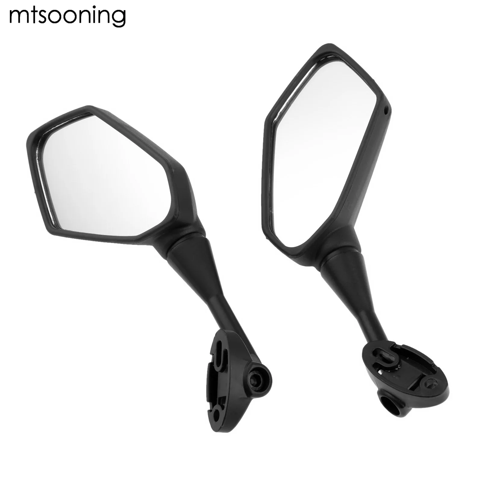 Mtsooning 1 пара зеркала заднего вида для мотоциклов и гонок Honda CBR900 CBR600RR HYOSUNG GT650S Kawasaki