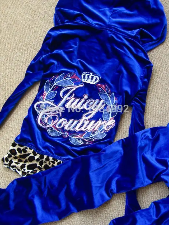Free Shipping Famous Brand Ladies Sportsuit Long Sleeves Leopard Hoodies&ampPant Set Women Blue Casual Slim Female Tracksuits S-XXL | Женская